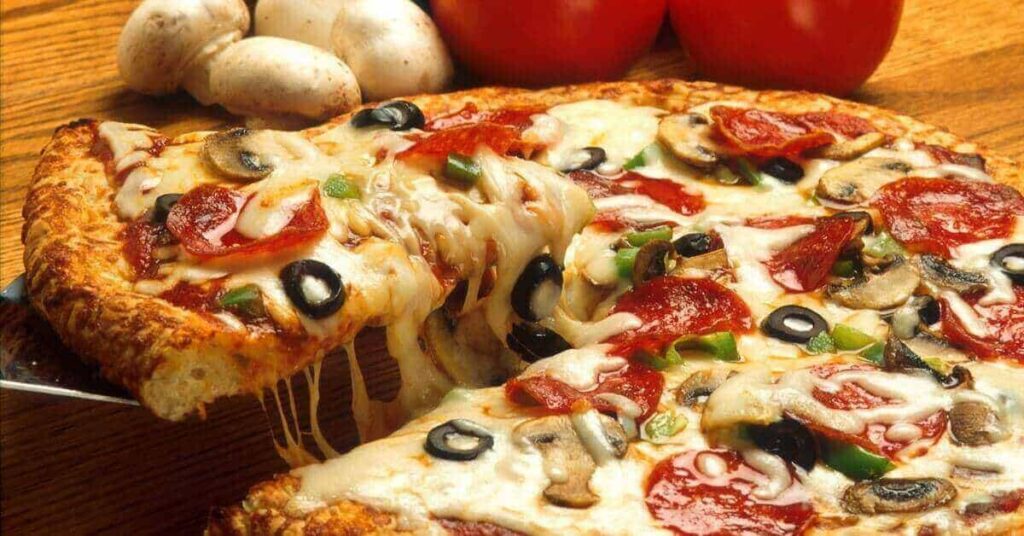 pizza uit oven