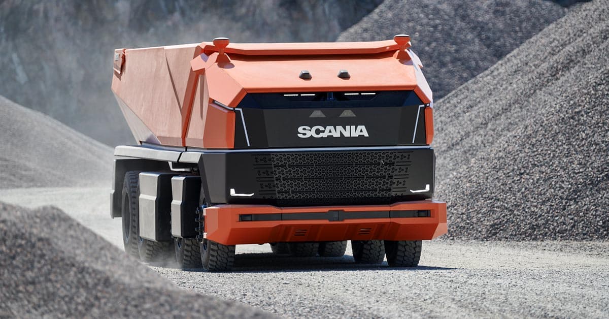 Scania AXL autonome vrachtwagen truck