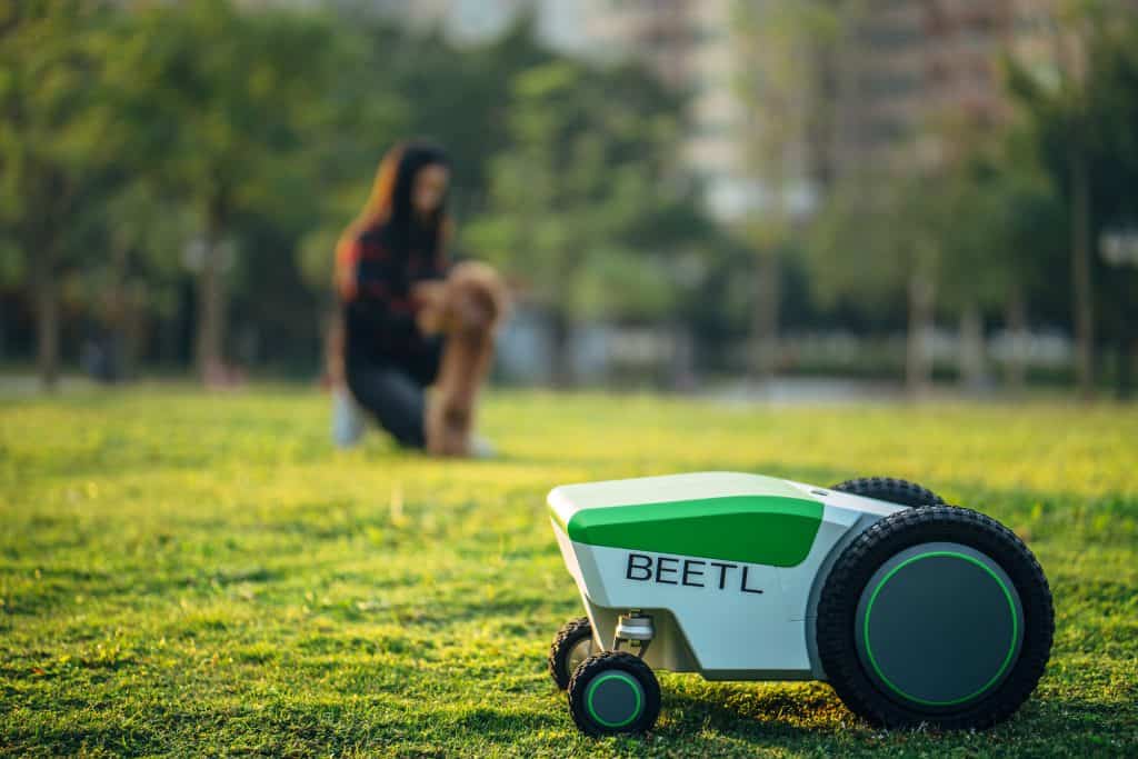 Beetl hondenpoep hond poep opmruimen robot