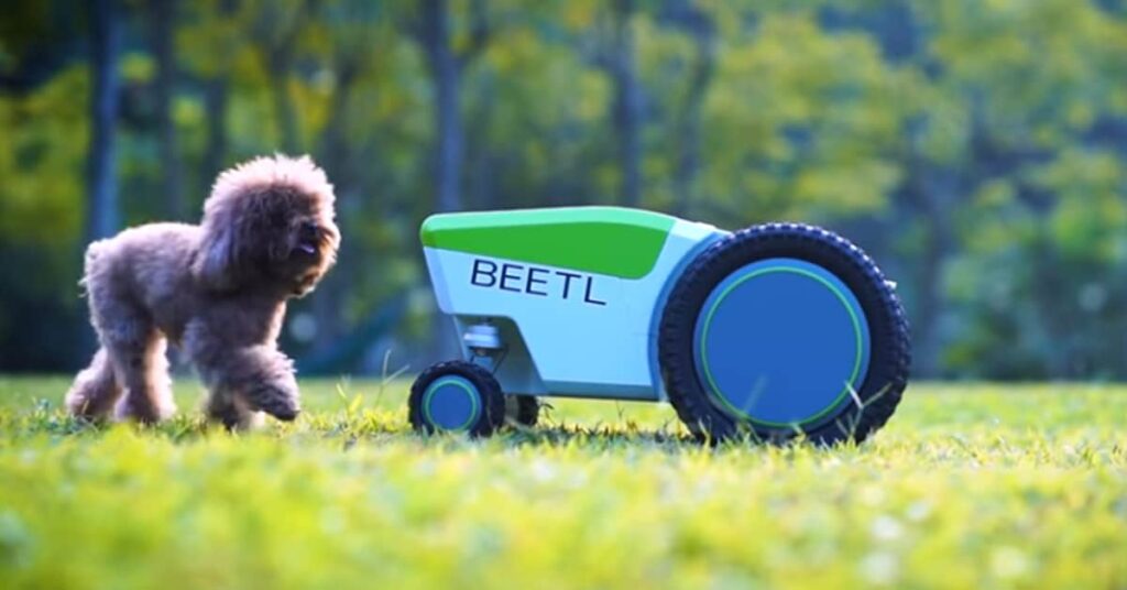 Beetl hondenpoep robot opruimen