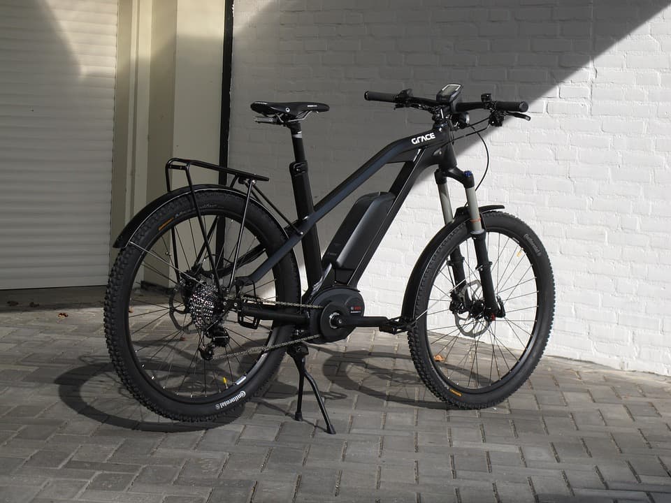e-bike populair elektrische fiets zwart