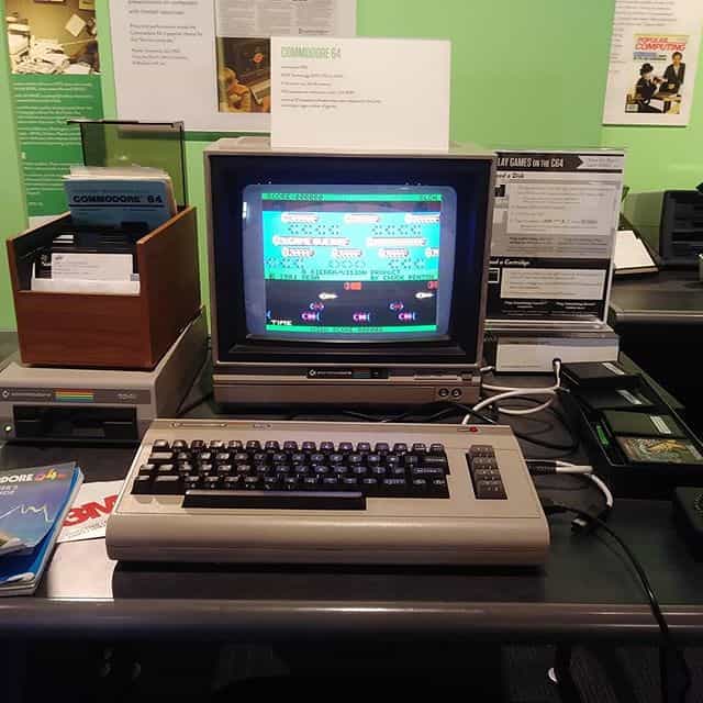 Commodore 64 spelcomputer vroeger