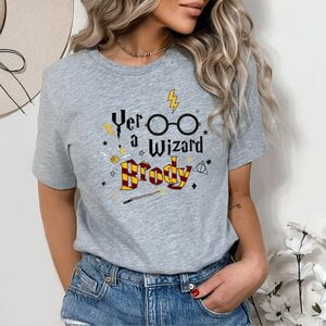 13. "Yer a wizard" t-shirt (gepersonaliseerd)